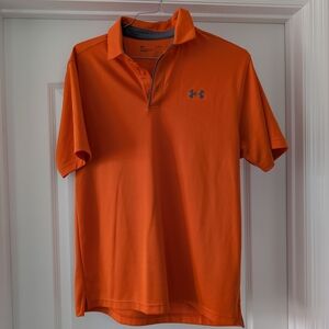 Under Armour Men's Bright Orange Polo